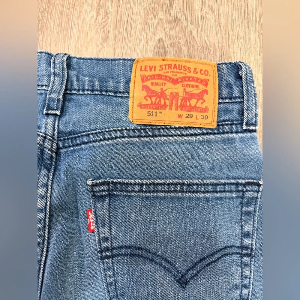 Levi's Men's Slim Jeans in Light Blue 29x30